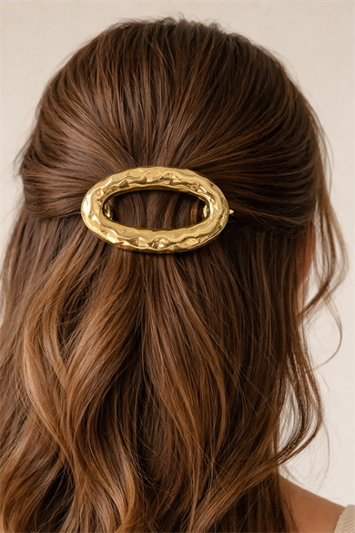 Altın Renk Metal Otomat Toka