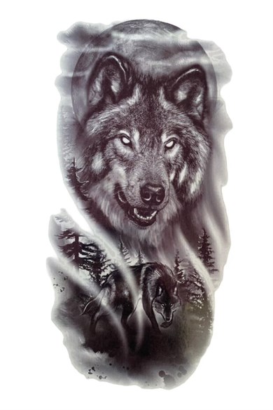 Kurt Dövme Geçici Tattoo