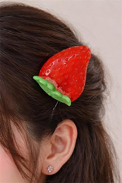 Çilek Figürlü Yan Toka