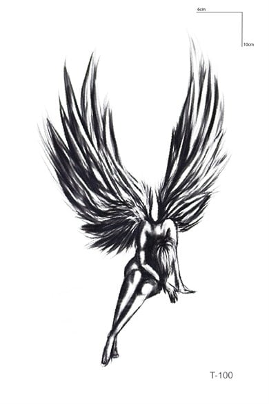 Melek Mini Geçici Dövme Tattoo