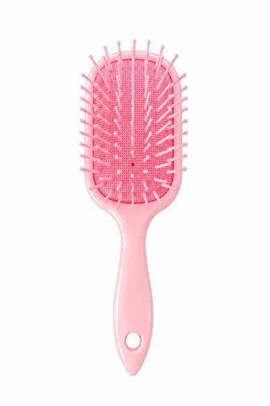 Pembe Renk Ayıcık Figürlü Çocuk Saç Tarama Fırçası/Tarak