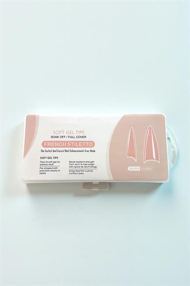 240lı Şeffaf Renk Tips  Profesyonel Protez Tırnak Set 