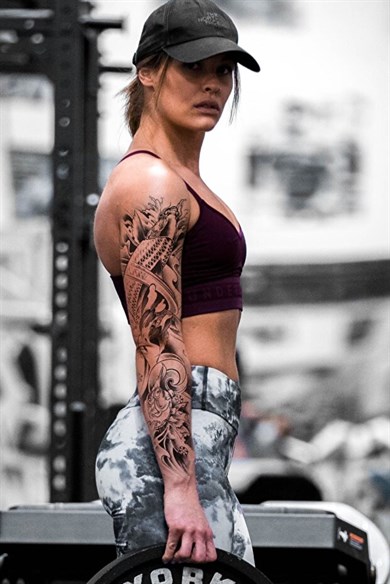 Yılan Kol Dövme Geçici Tattoo