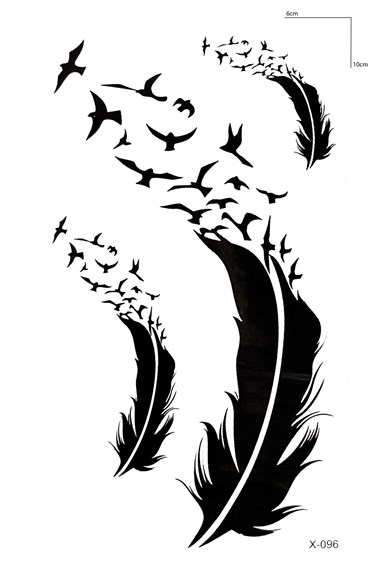 Tüy Geçici Dövme Tattoo