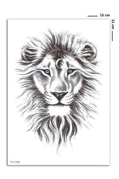 Aslan Geçici Dövme Tattoo