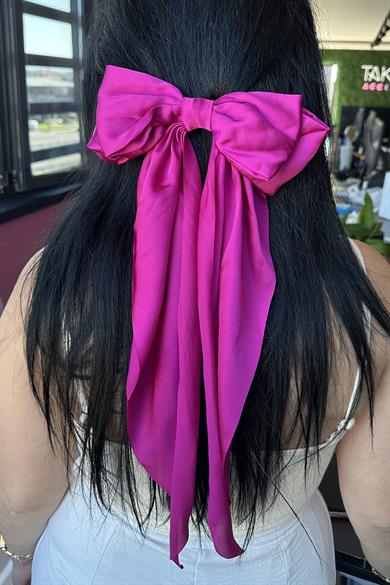 Pembe Renk Kurdele Figürlü Otomat Toka