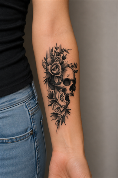 Kurukafa Geçici Dövme Tattoo