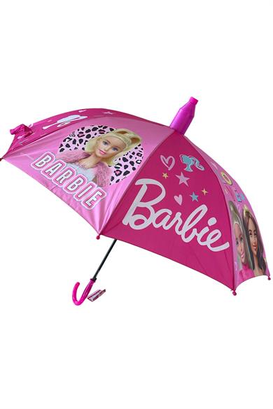 Pembe Renk Karışık Figürlü Kılıflı Çocuk Şemsiye