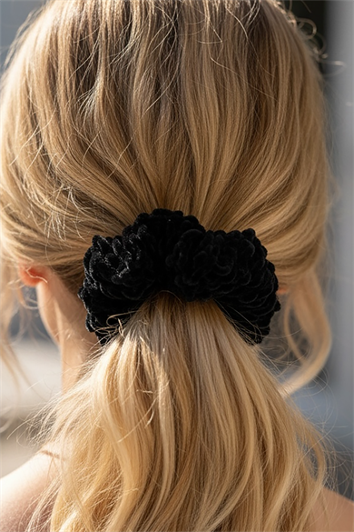 Siyah Renk Tesettür Topuz Tokası