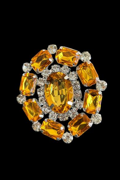 Gümüş Renk Taş Detaylı Tasarım Ayarlanabilir Yüzük