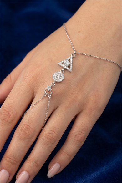 Gümüş Renk Karışık Figürlü Çelik Şahmeran