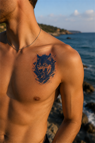 Kurt Sonradan Kararan Yarı Kalıcı Geçici Dövme Tattoo