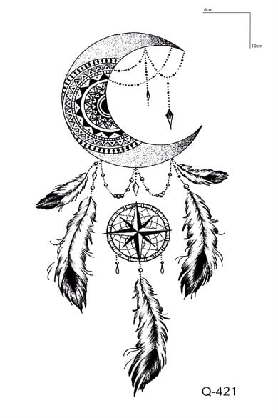 Düş Kapanı Mini Geçici Dövme Tattoo