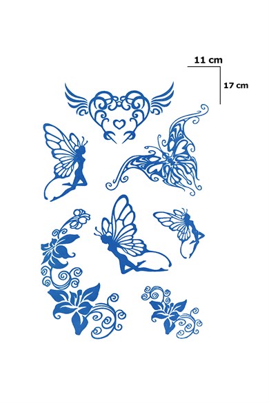 Çoklu Sonradan Kararan Yarı Kalıcı Geçici Dövme Tattoo