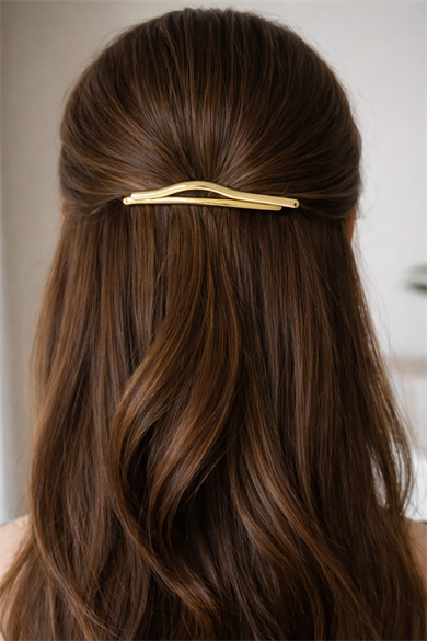 Altın Renk Metal Tarak Toka