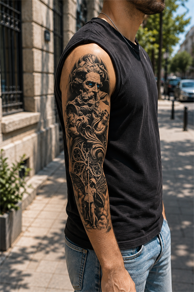 Zeus Kol Dövme Geçici Tattoo