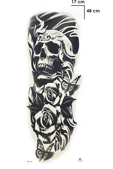Kurukafa Geçici Dövme Tattoo