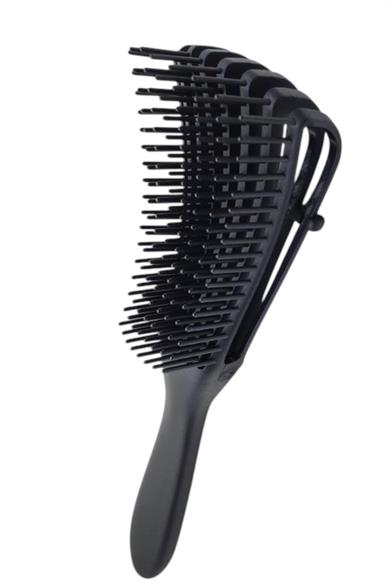 Siyah Renk Kıvırcık Saçlar İçin Dolaşmayı Önleyen Tarak