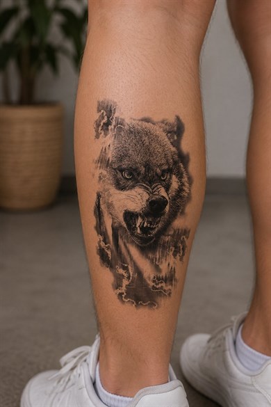  Kurt Geçici Dövme Tattoo