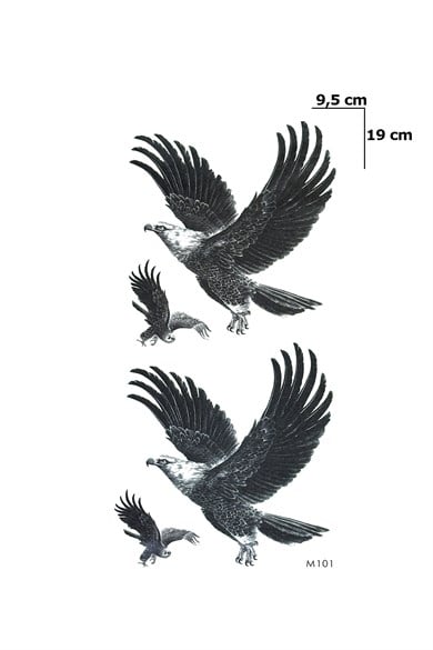 Kartal Dövme Geçici Tattoo