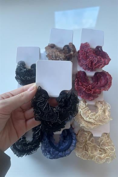 12li Karışık Renk Lastik Toka Set