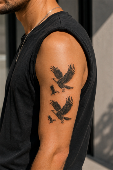 Kartal Dövme Geçici Tattoo