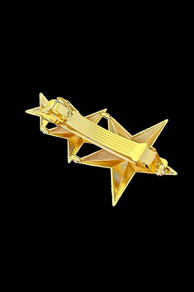 Altın  Renk Yıldız Figürlü Metal Otomat Toka