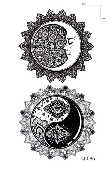 Mandala Mini Geçici Dövme Tattoo