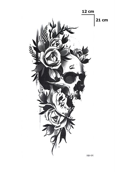 Kurukafa Geçici Dövme Tattoo