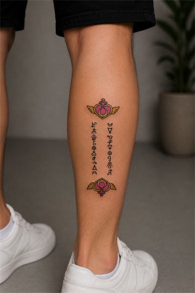 Kalp Geçici Dövme Tattoo