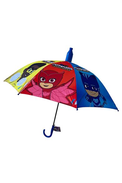 Lacivert Renk Karışık Figürlü Kılıflı Çocuk Şemsiye