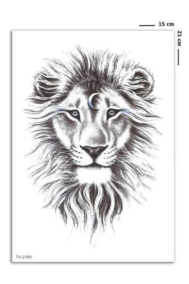 Aslan Geçici Dövme Tattoo