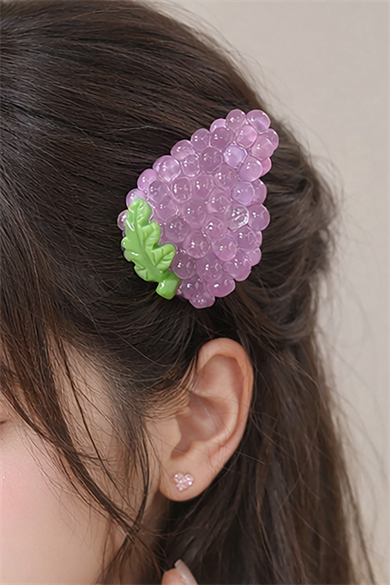 Mor Üzüm Figürlü Yan Toka