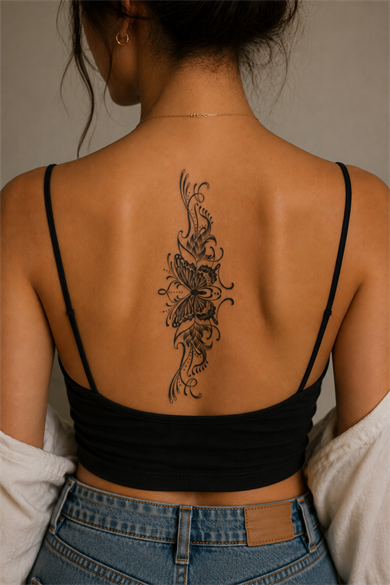 Kelebekler Geçici Dövme Tattoo