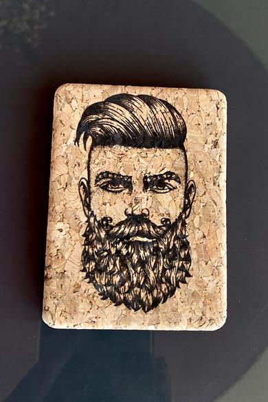 Erkek Desenli Cep Ayna