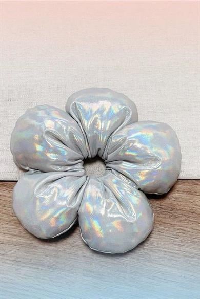 Gri Renk Papatya Figürlü Simit Toka