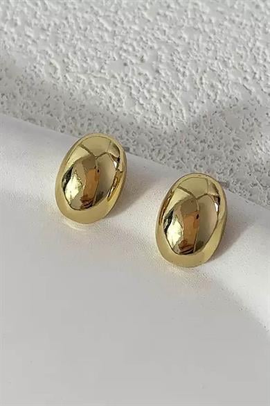 Altın Renk Çelik Küpe (Çift)