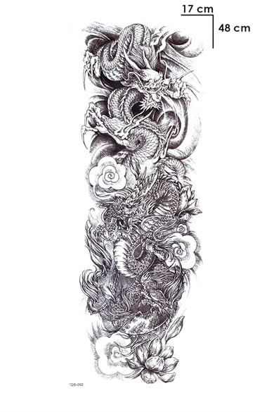 Çiçek Kol Geçici Dövme Tattoo