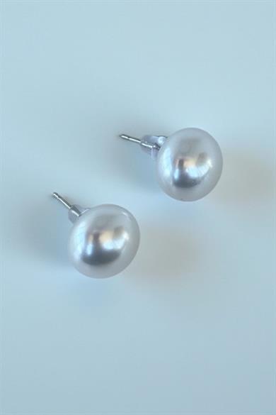 Beyaz Renk İnci Küpe (Çift)