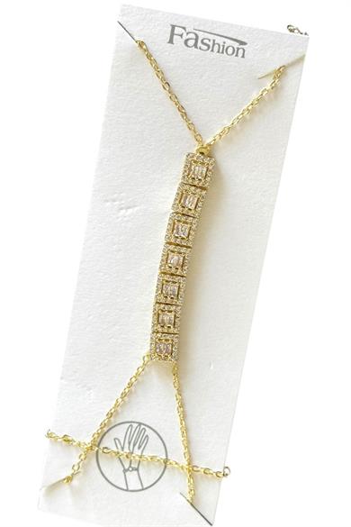 Altın Renk Taş Detaylı Şahmeran