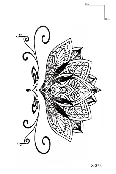 Mandala Mini Geçici Dövme Tattoo