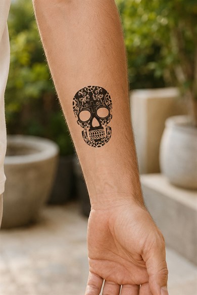 Kurukafa Geçici Dövme Tattoo