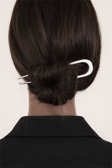 Gümüş Renk Metal Topuz Tokası