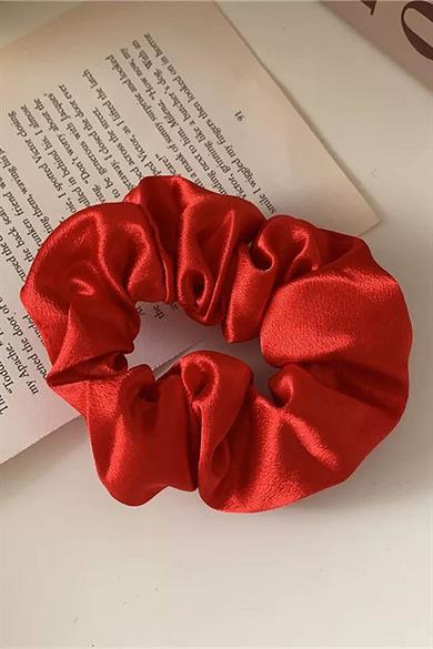 Kırmızı Renk Saten Kına Simit Toka Hediyelik