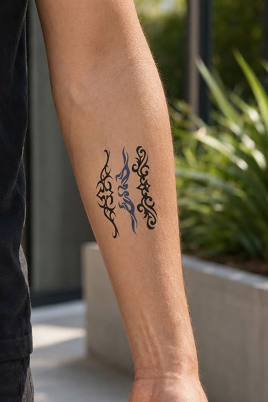 Tribal Mini Geçici Dövme Tattoo