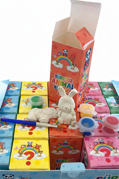 20li Karışık Figürlü Sürpriz Boyama Seti