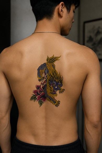  Ejderha Geçici Dövme Tattoo