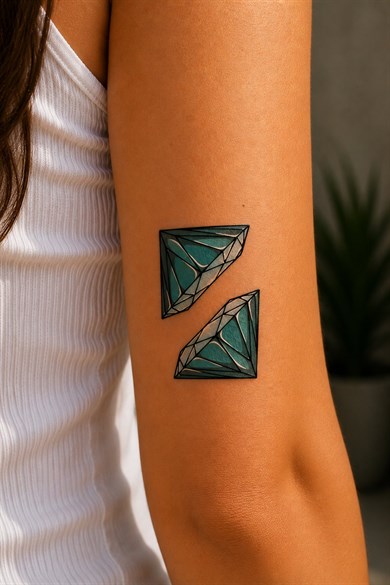 Elmas Mini Geçici Dövme Tattoo