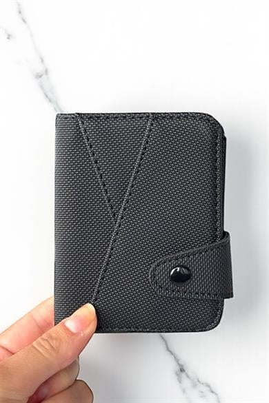 Siyah Renk Deri Erkek Cüzdan/ Kartlık