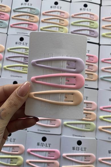 30lu Karışık Renk Yan Toka Set